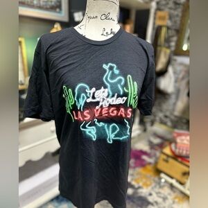 Crazy Train Black 'Let's Rodeo Las Vegas' Graphic Tee